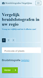 Mobile Screenshot of bruidsfotografen-vergelijken.nl